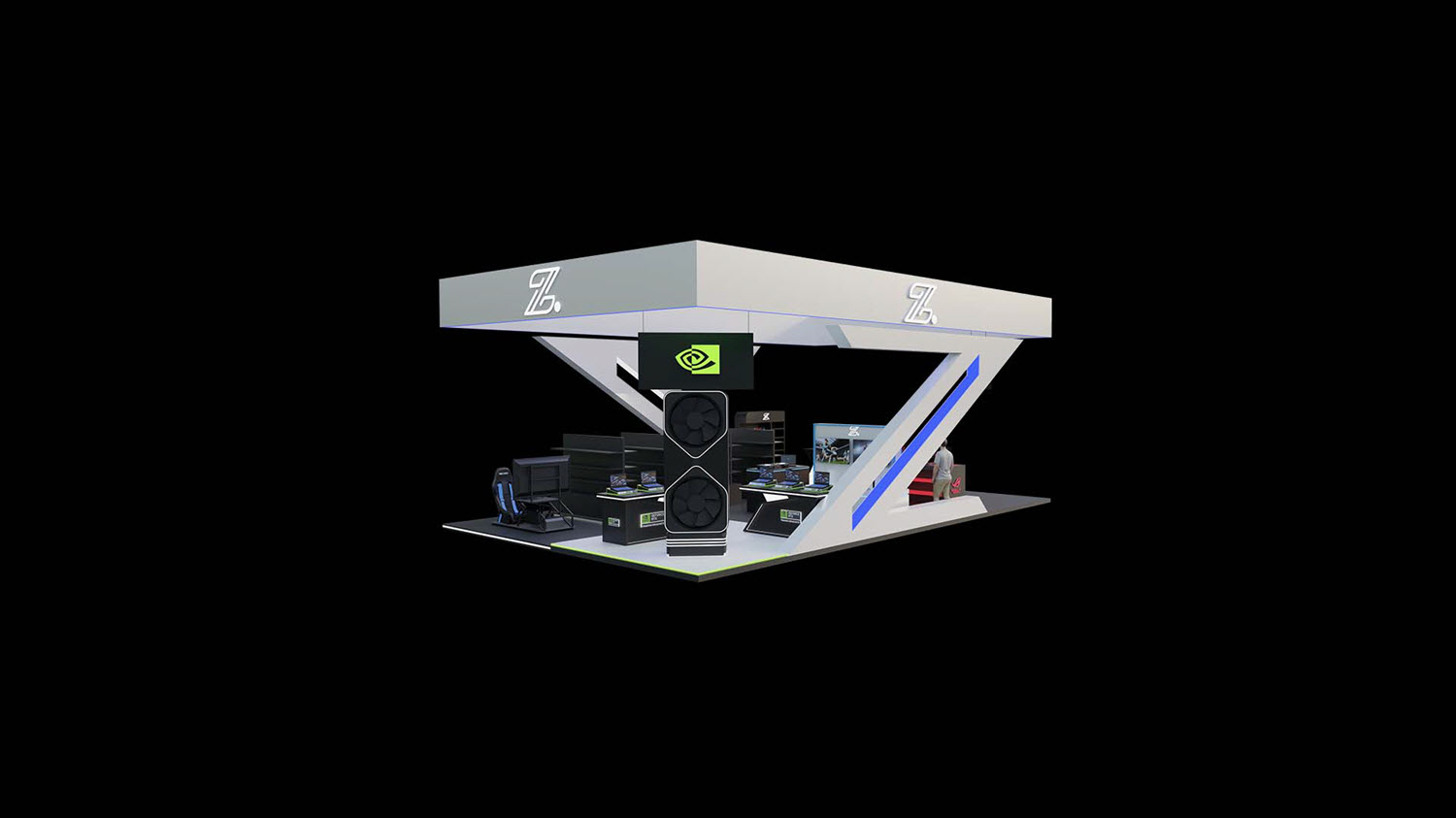 Z Gamex x Nvidia brand activation