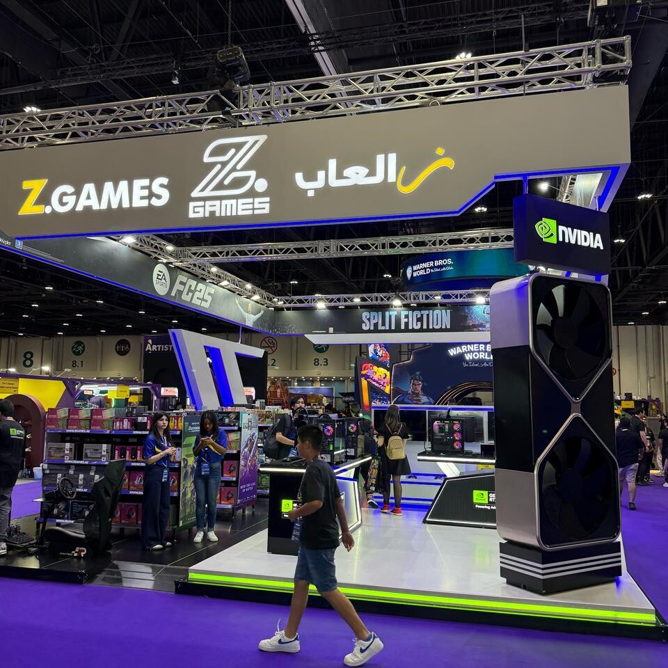 nvidia stand_abu dhabi_pangea events