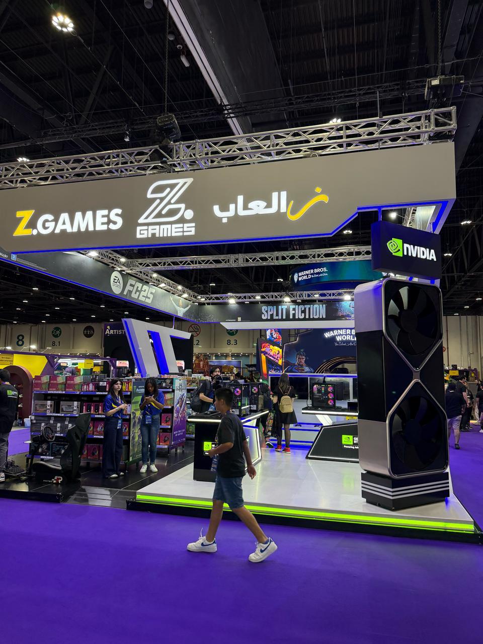 nvidia stand_abu dhabi_pangea events